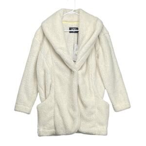 UGG® Annona Sherpa Travel Cardigan for Women Sz XS Cream Cozy Cabincore Clean